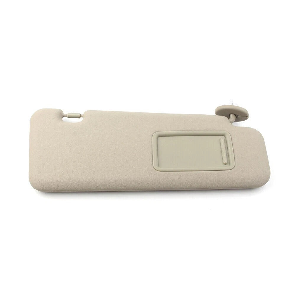 Right Beige Sun Visor for Toyota Highlander (2008–2013) with Makeup Light