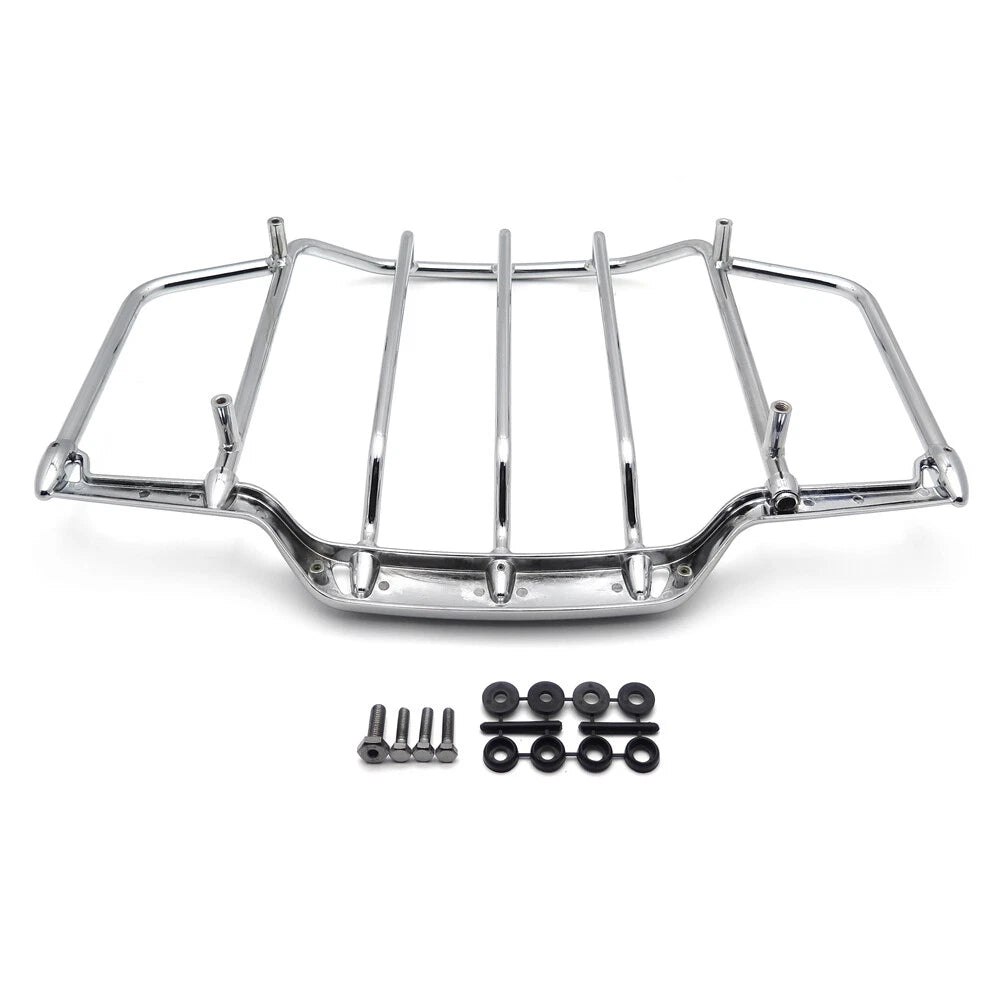 Chrome Luggage Rack for Harley Air Wing Tour Pak Trunk (1993–2013)