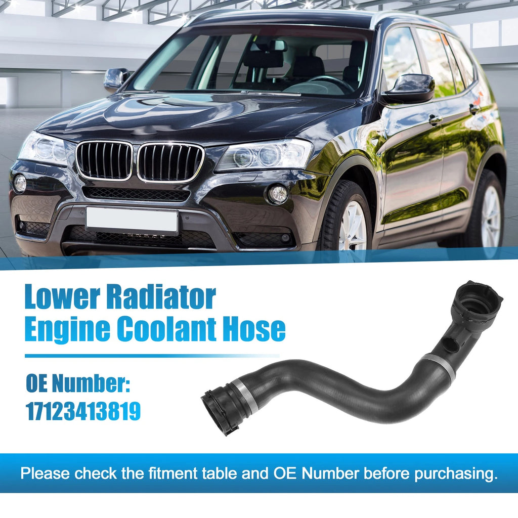 Radiator Coolant Hose Replacement for BMW X3 2.5L L6 (2011–2017)