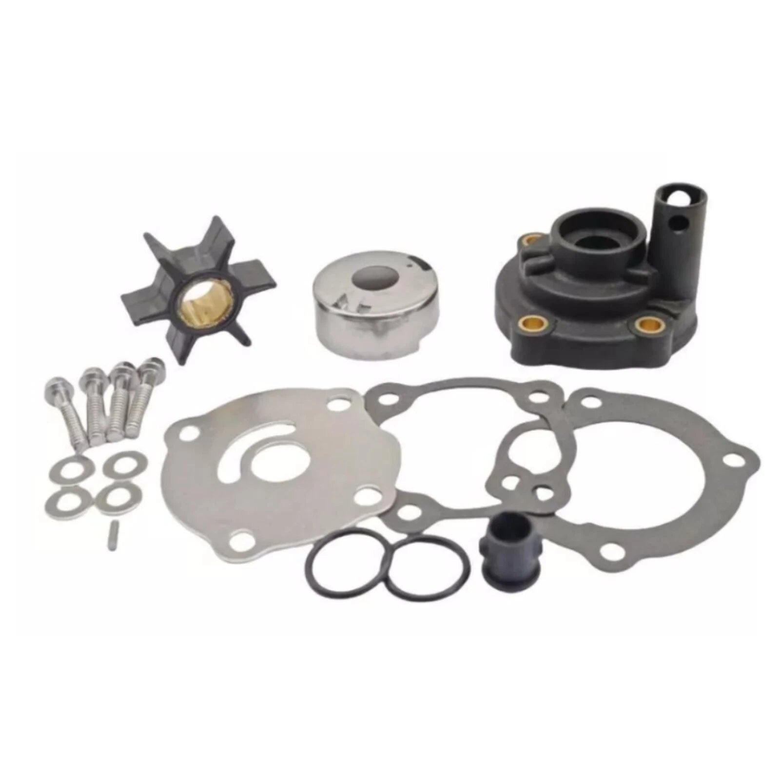 Water Pump Impeller Repair Kit with Housing for Johnson Evinrude 25/35HP (N/A) 0389611