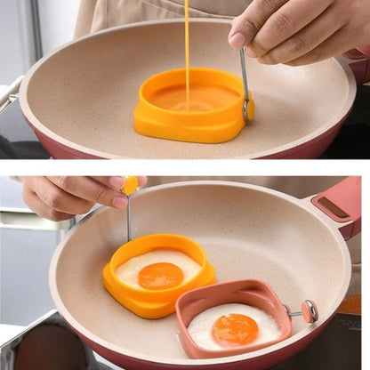 Compact Silicone Egg Fryer Mold 8.3 x 2.4 x 8.5 cm