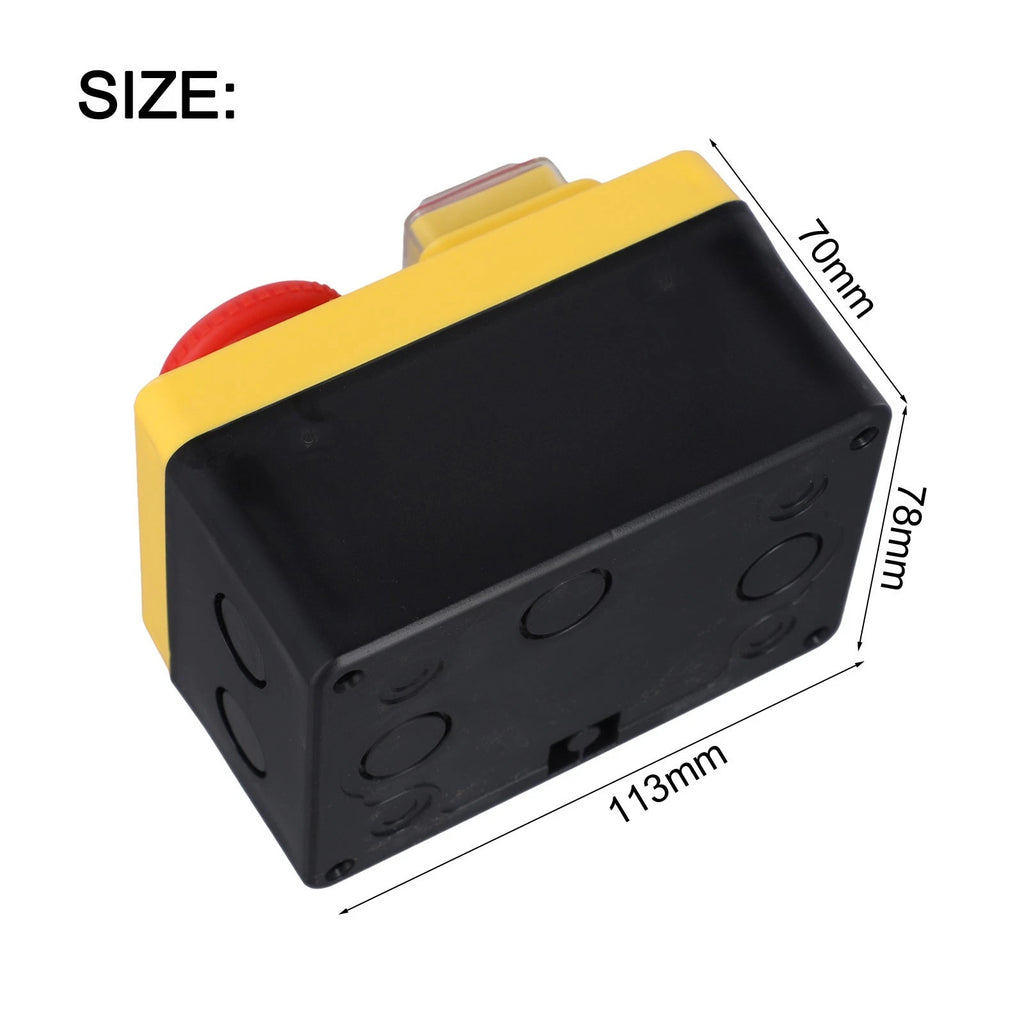 Safety Electromagnetic Pushbutton Switch for Power Tools
