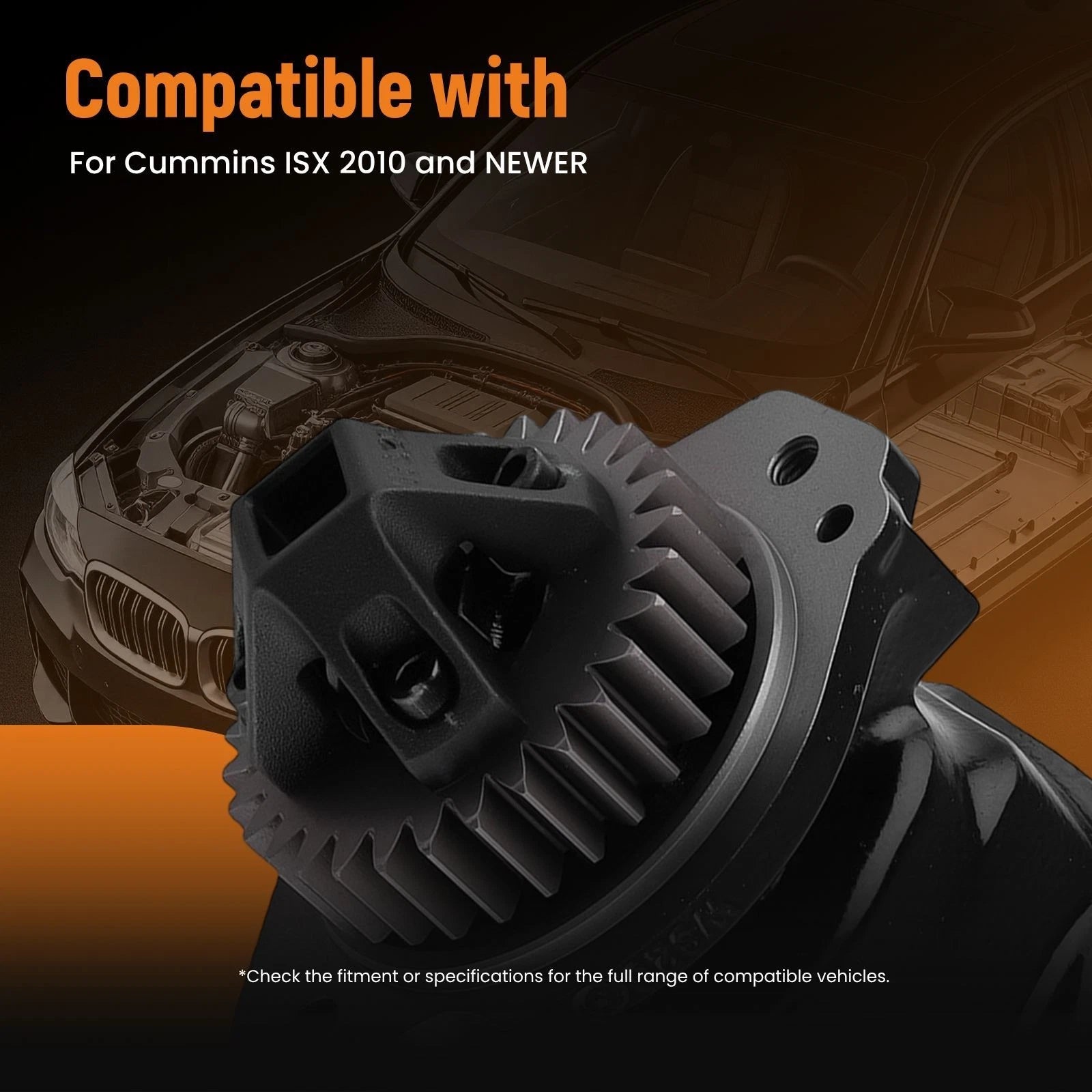Air Compressor Assembly for Cummins ISX (2010–Present) 4318220 Heavy Duty