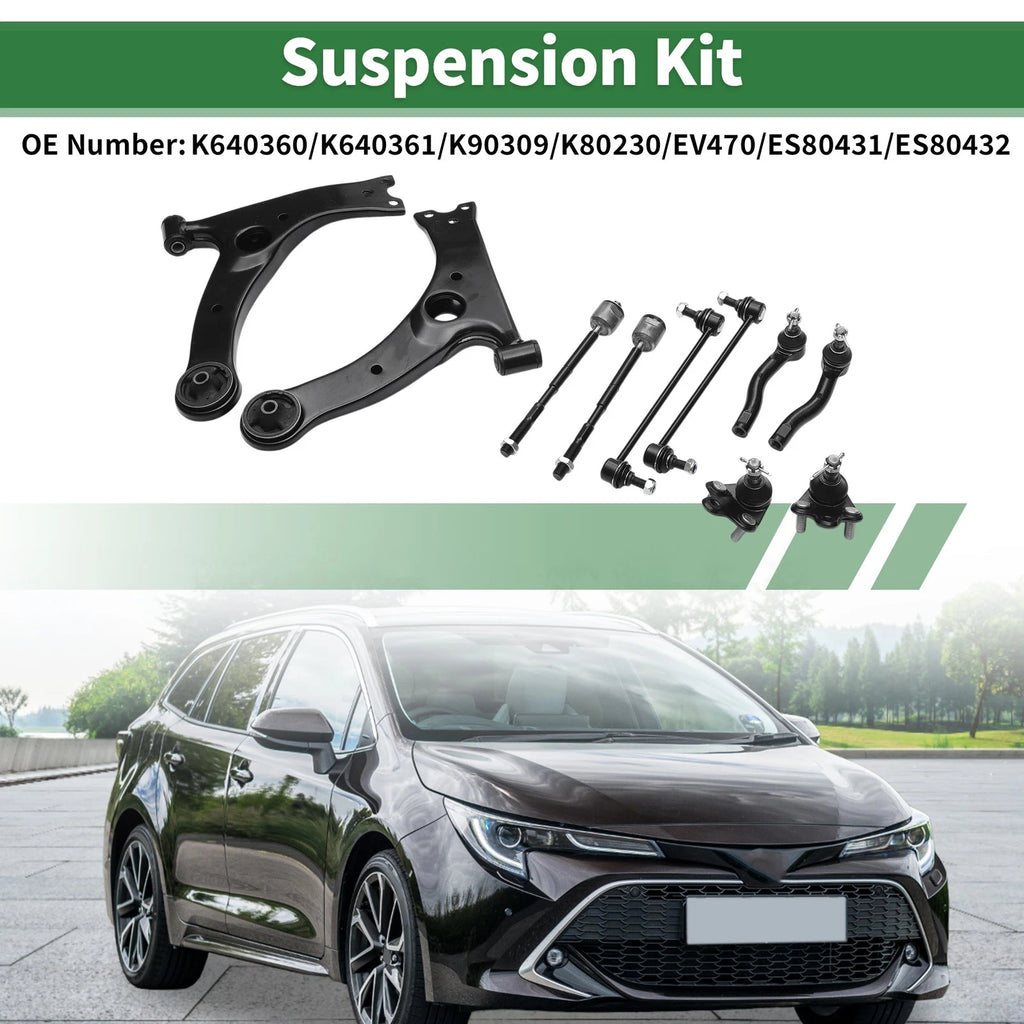 10 Pcs Front Lower Control Arms Replacement for Toyota Corolla (2003–2008)