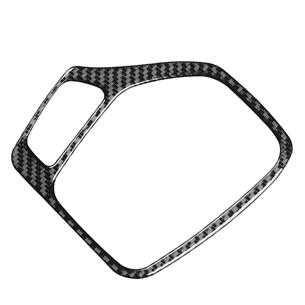 Carbon Fiber Black Gear Shift Panel Cover Trim for Jeep Cherokee (2014–2018)