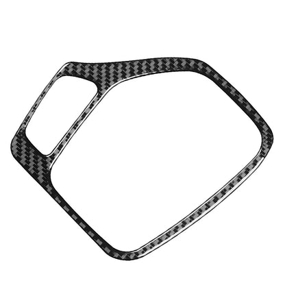 Carbon Fiber Black Gear Shift Panel Cover Trim for Jeep Cherokee (2014–2018)
