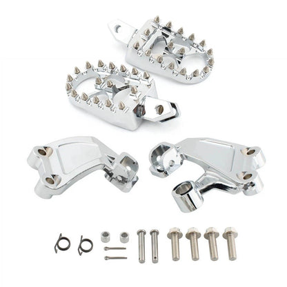 Chrome Front Footrest Bracket for Yamaha Vmax 1200 VMX1200 (1985–2007)