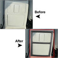 Rear Console Panel Frame Cover Trim for Volkswagen Passat B5 (2001–2005) Black