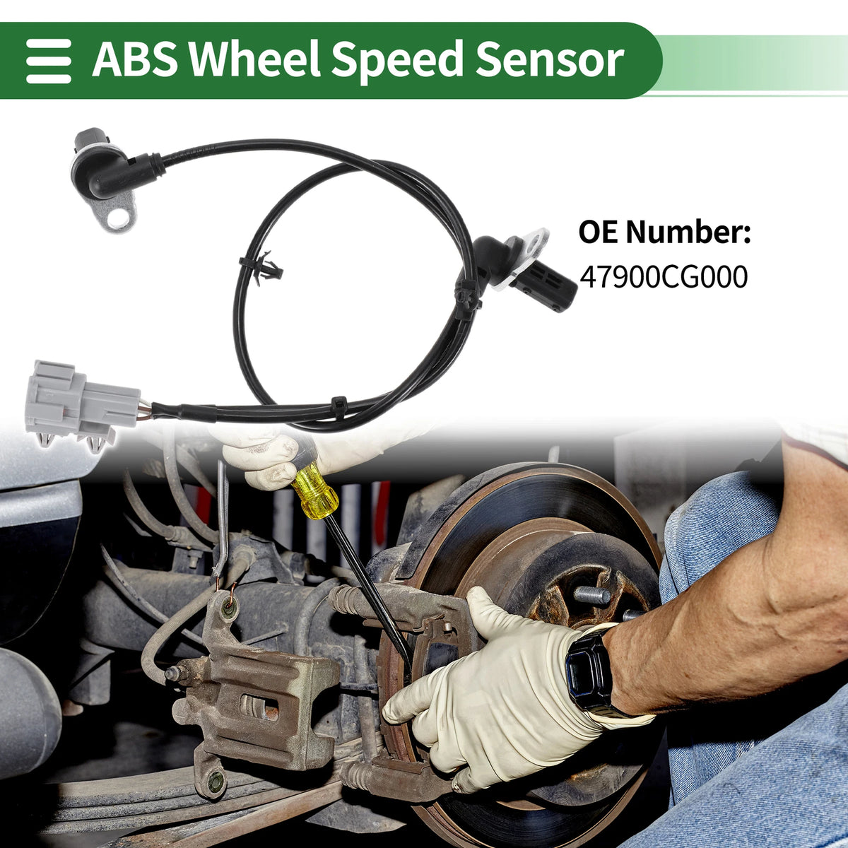 ABS Wheel Speed Sensor No. 47900CG000 for Infiniti FX35 FX45 (2003–2008)