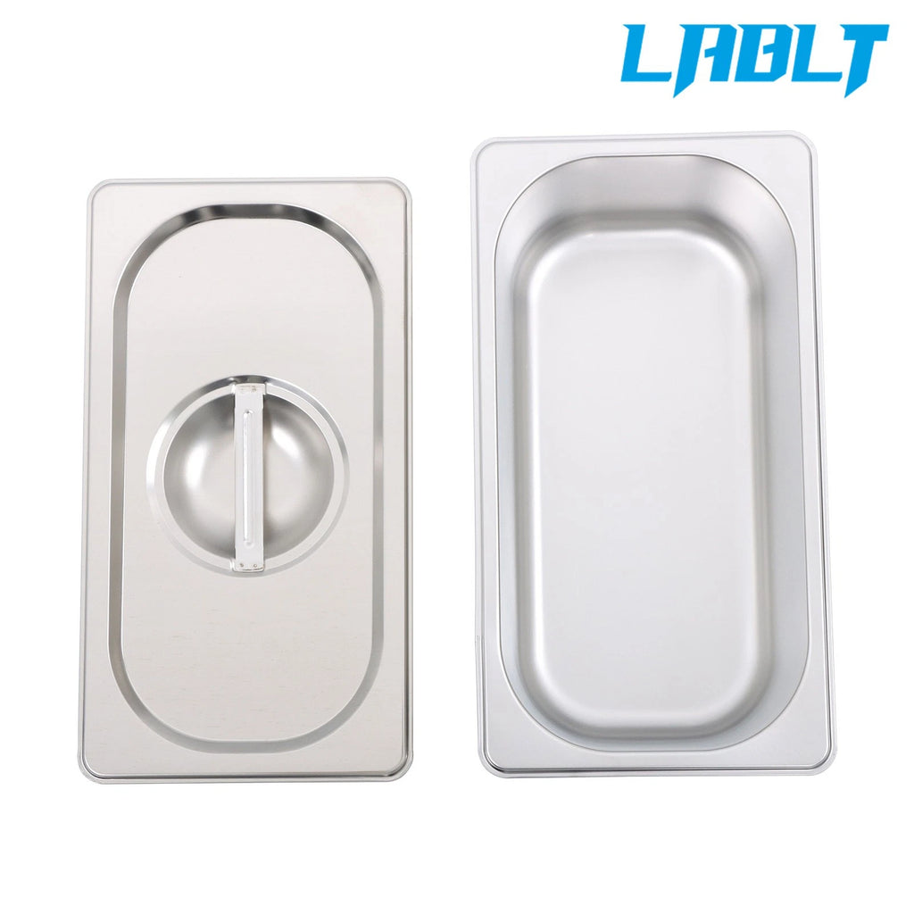 6-Pack 4 Inch Deep Stainless Steel Steam Table Pans for LABLT