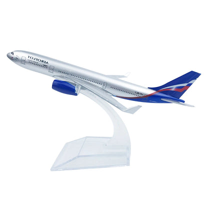 A380 Aircraft Model for Russian Airlines (16cm)