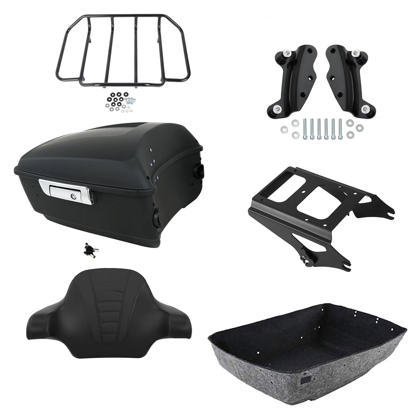 Trunk Backrest Rack Mount for Harley Street Glide (2009–2013)