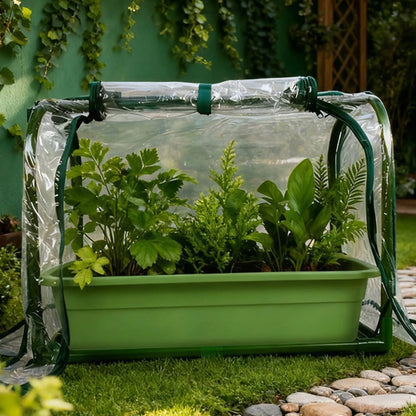 Portable Greenhouse Plant Shelter for Balcony Tabletop