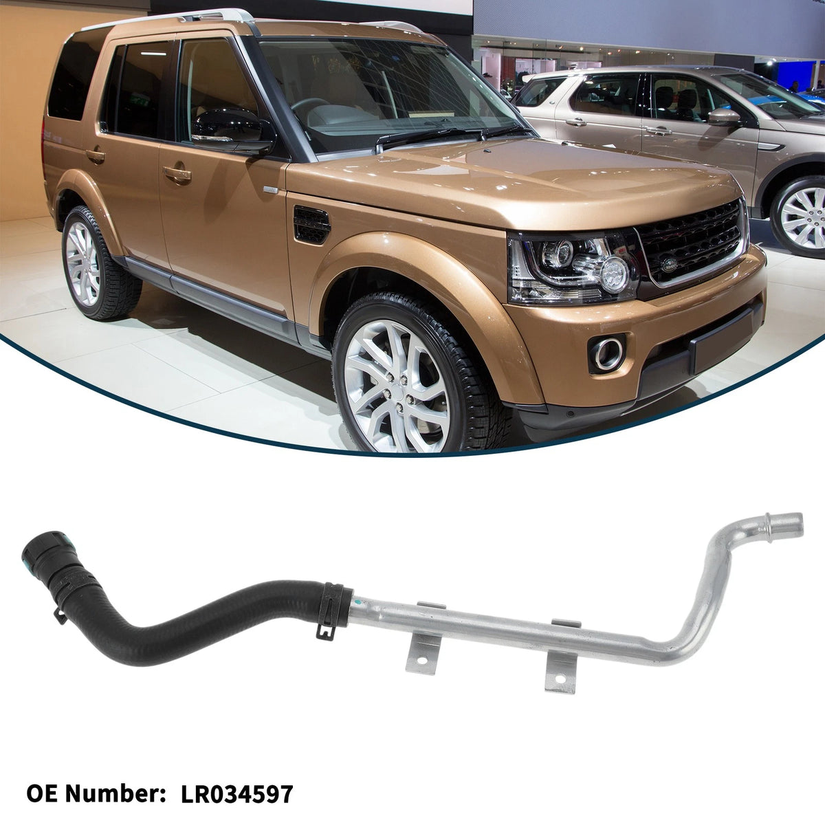 Radiator Hose No.LR034597 for Land Rover Discovery (2005–2016)