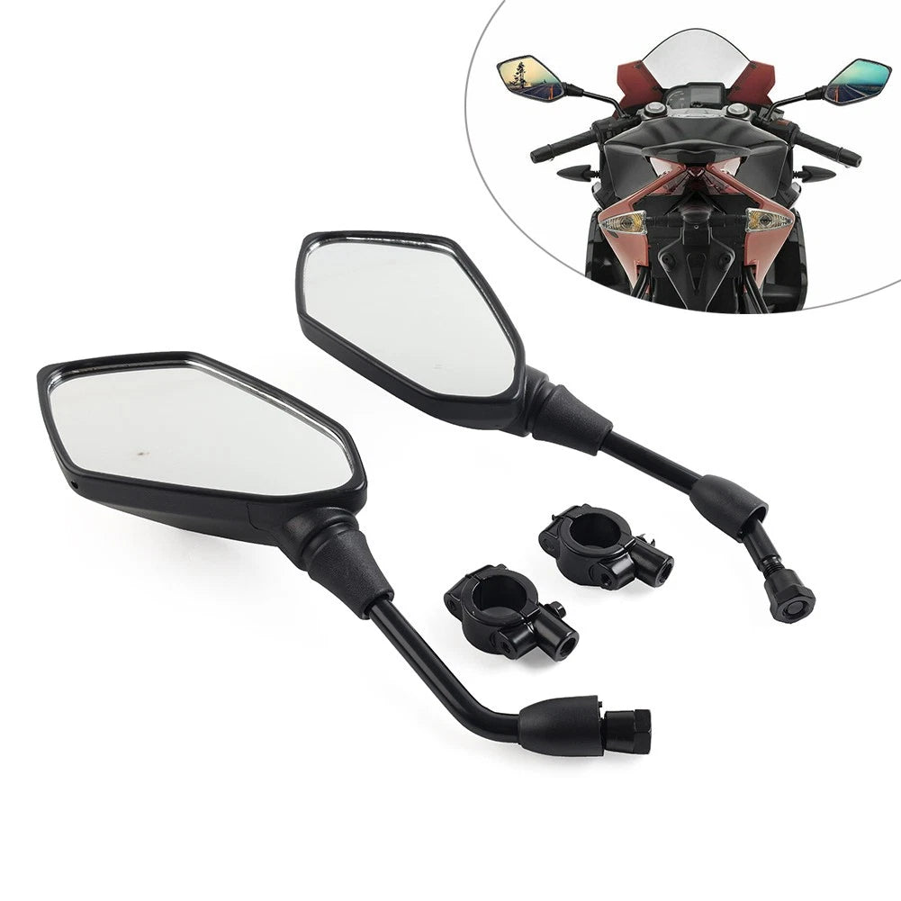 7/8" Motorcycle Rear View Side Mirrors for Suzuki Honda ATV