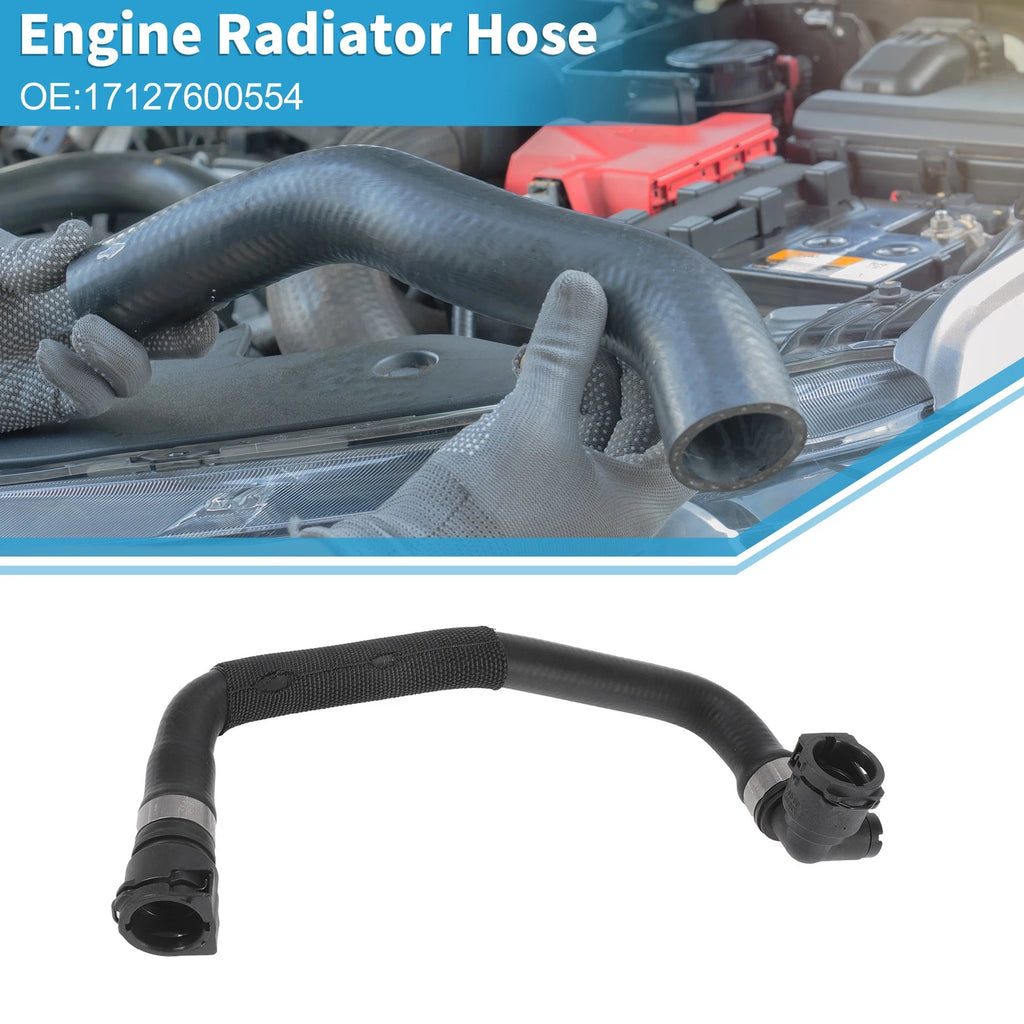 Engine Radiator Hose Replacement for BMW 228i 2.0L (2014–2016) Rubber Black