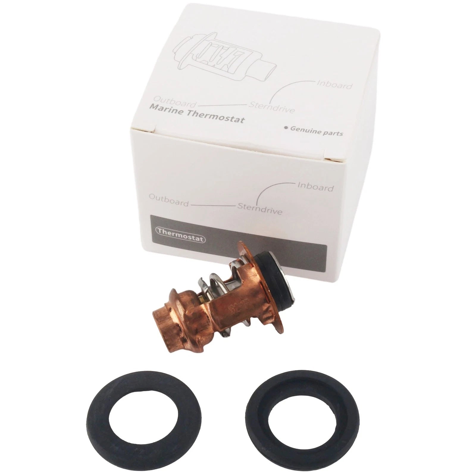 Outboard Thermostat Repair Kit for Honda BF 25-130 HP (19300-ZV5-043, 19300-ZV5-003)
