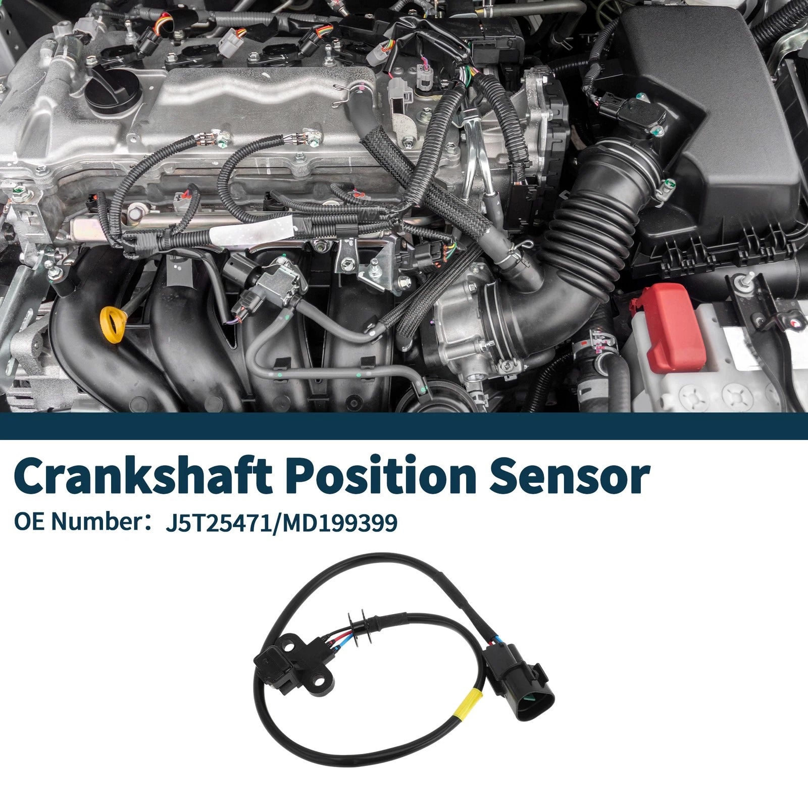 Crankshaft Position Sensor for Mitsubishi Mirage 1.5 (1995–1996) Replacement