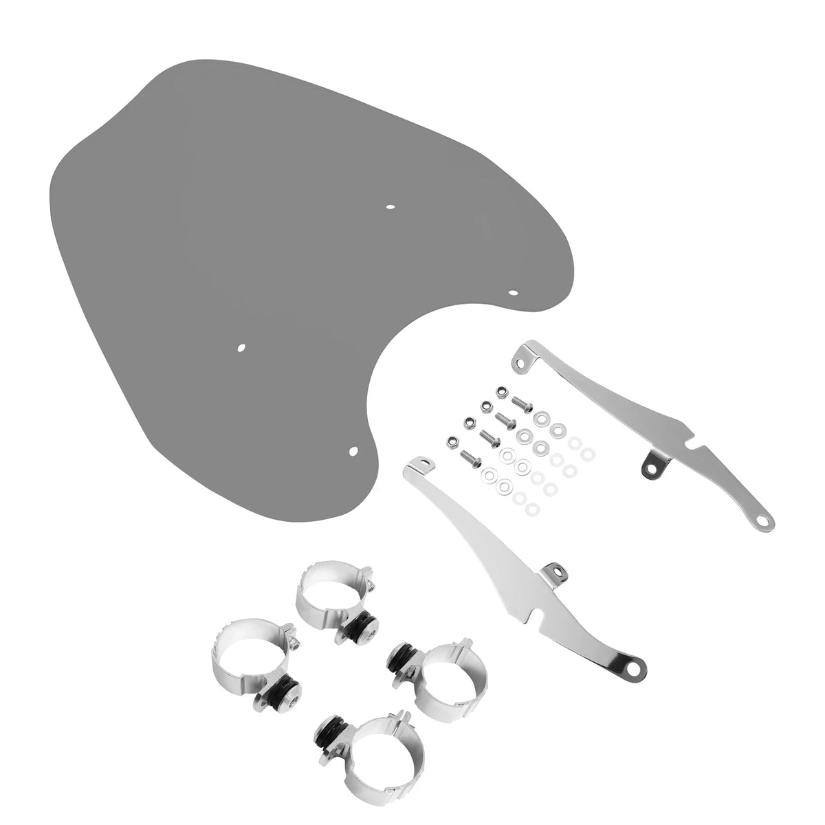 Smoke Windscreen for Harley Softail Street Bob (2018–2023) & 49mm Clamps