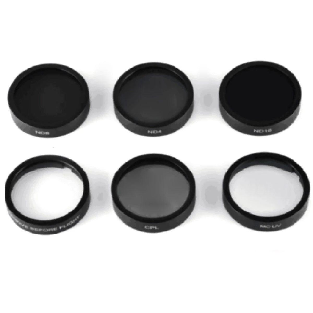 6Pcs Camera Lens UV CPL ND4-16 Filter for DJI Phantom 3 4 (2015–2017)