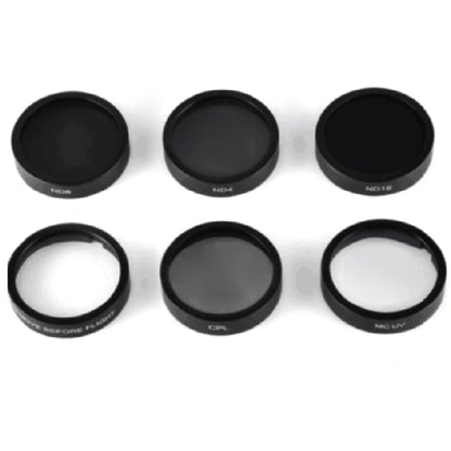 6Pcs Camera Lens UV CPL ND4-16 Filter for DJI Phantom 3 4 (2015–2017)