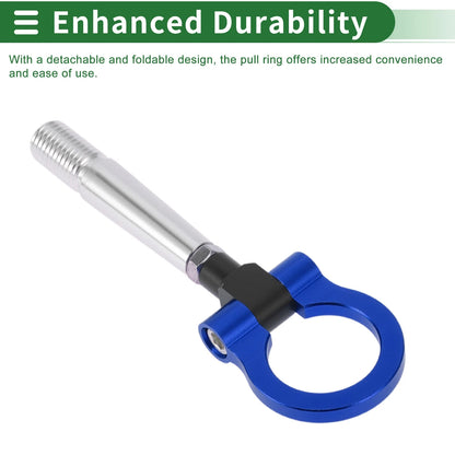 Tow Hook for Mitsubishi Lancer EX (2007–2012) 23.6mm Aluminum Alloy Blue