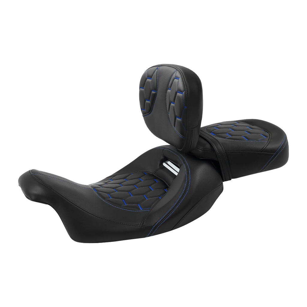 Driver Passenger Seats Backrest for Harley Electra Road Glide King (2009–2023)