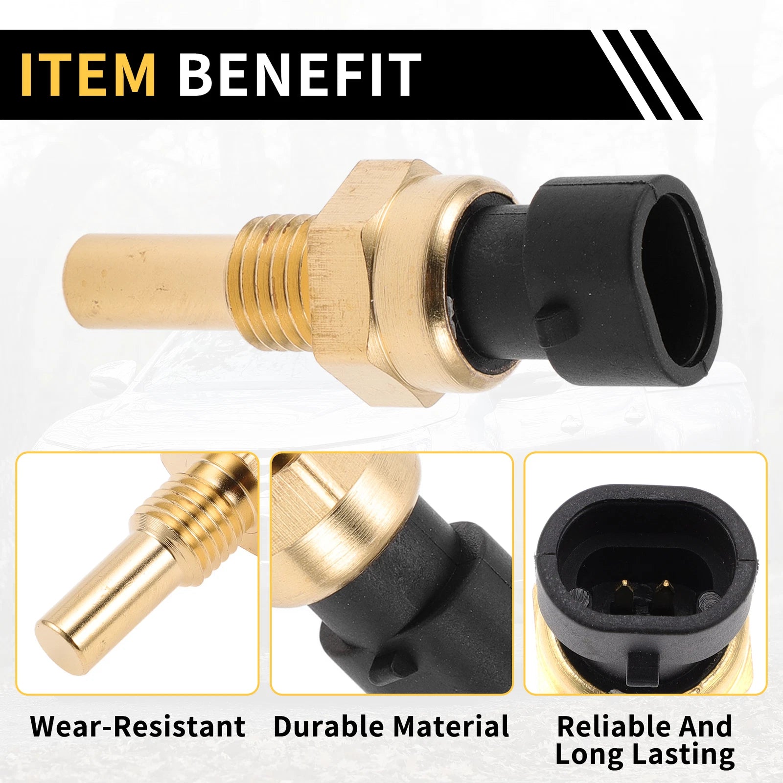 Coolant Temperature Sensor for Chevrolet Avalanche 1500 (2003–2006) No. 12608814