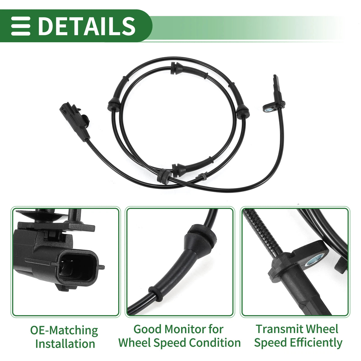 ABS Wheel Speed Sensor No. 479101MA0A for Infiniti G37 (2011–2013)
