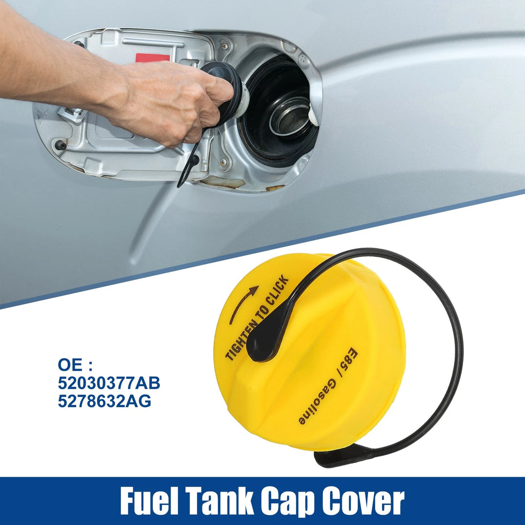 Gas Fuel Tank Cap Replacement for Dodge Ram Promaster 2014–2016 Yellow