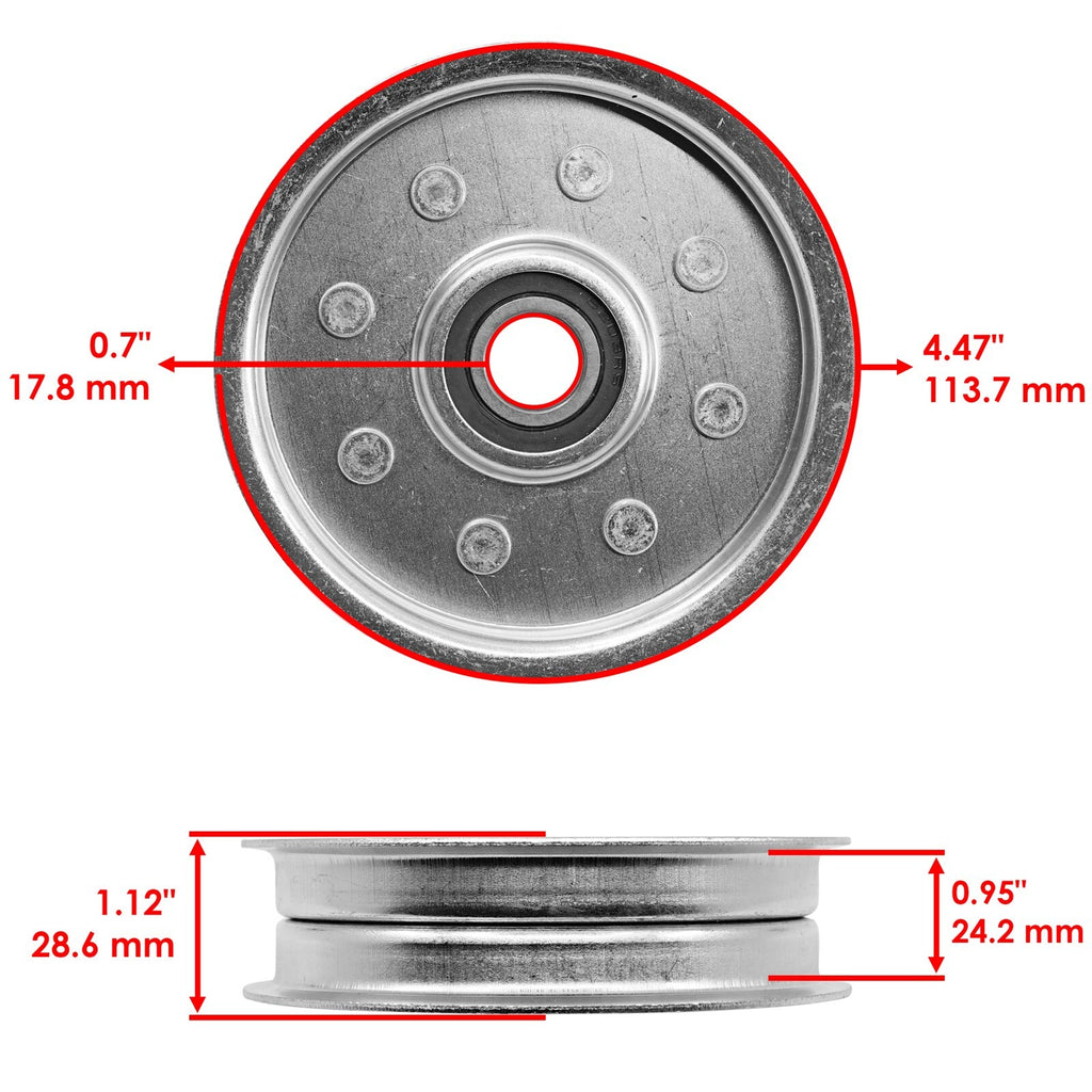 Deck Sheave and Arm Pulley for John Deere 48 54 60 Inch (2005–2025)
