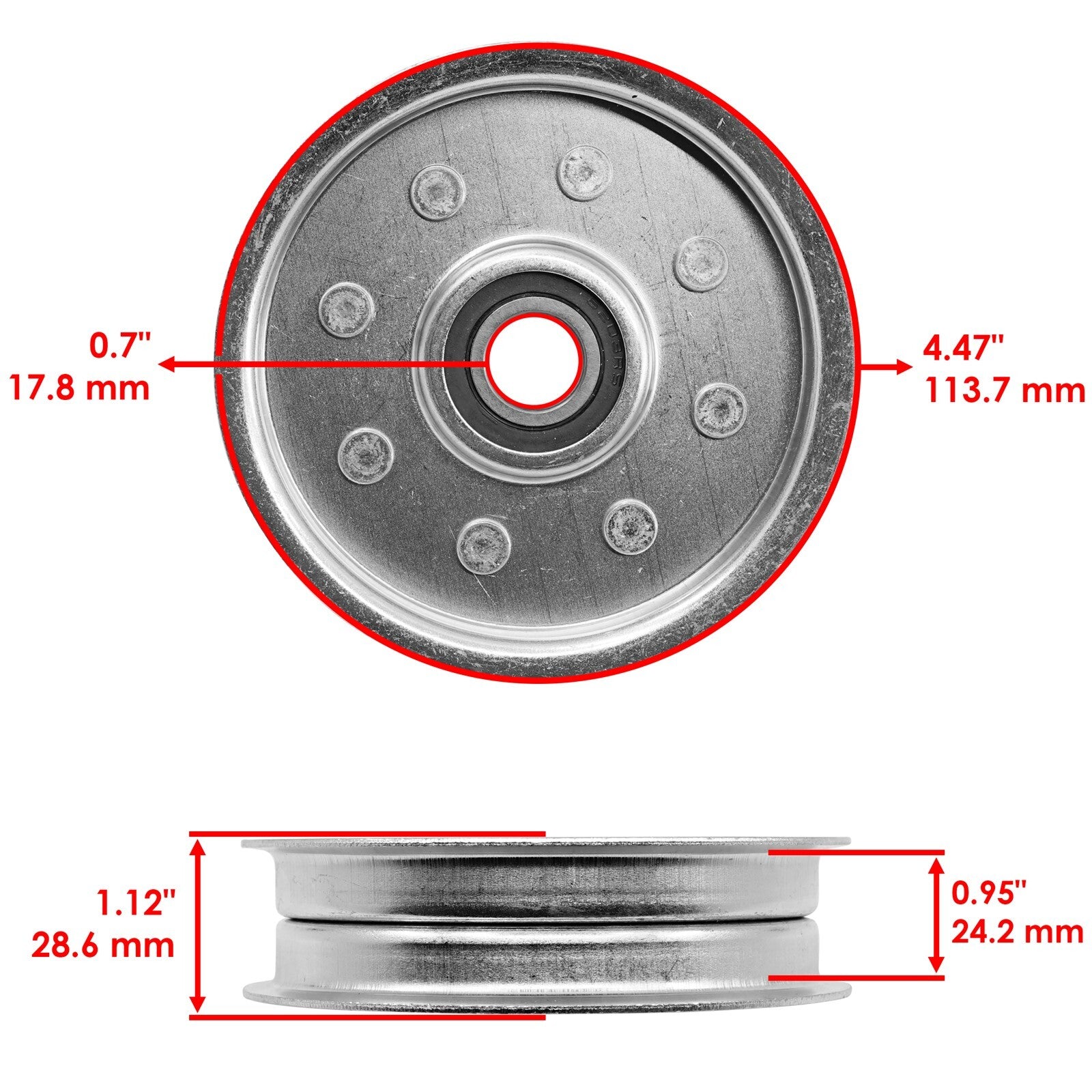 Deck Sheave and Arm Pulley for John Deere 48 54 60 Inch (2005–2025)