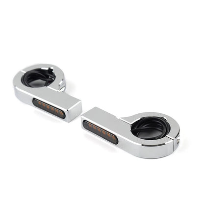 LED Fork Turn Signal Light Indicator for Harley Touring Dyna