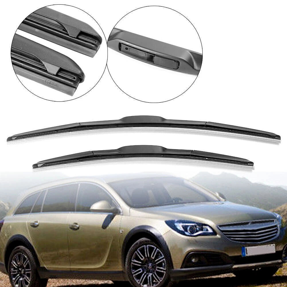 Set of 2 Front Windshield Wiper Blades for Opel Insignia (2008–2017)