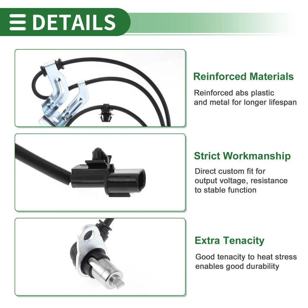 ABS Wheel Speed Sensor Set MR569286 for Mitsubishi Galant (1994–2003)