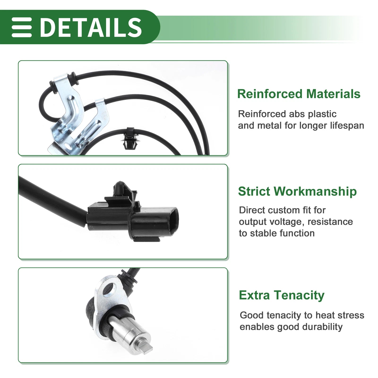 ABS Wheel Speed Sensor Set MR569286 for Mitsubishi Galant (1994–2003)