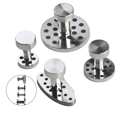 Set of 4 Car Dent Repair Aluminum Puller Tabs for Any Vehicle