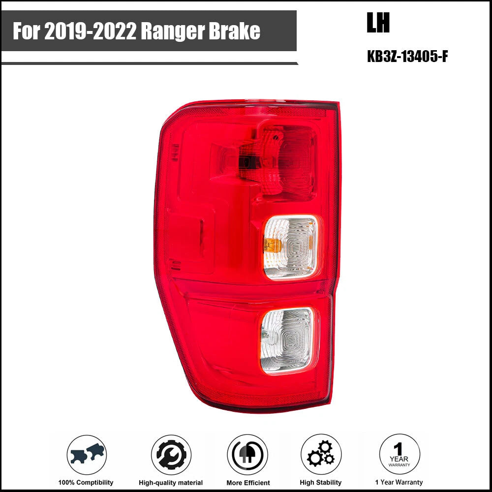 Tail Light Rear Left for Ford Ranger (2019–2022) Halogen 2X