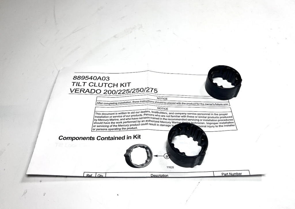 2X Tilt Clutch Kit for Mercury (889540A03)
