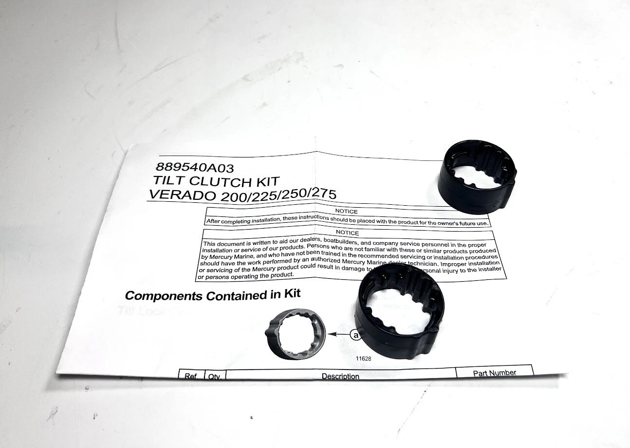 2X Tilt Clutch Kit for Mercury (889540A03)