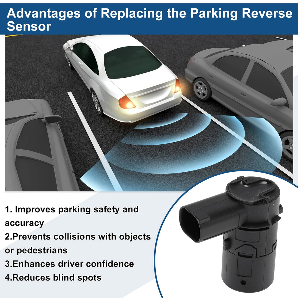 Reverse Backup Parking Sensor for Peugeot 607 (2000–2005) No.9639945580