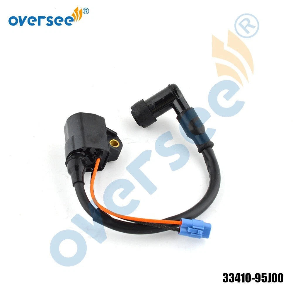 Ignition Coil Assy 33410-95J00 for Suzuki Outboard DF20 DF25 (4-Stroke 20-25HP)