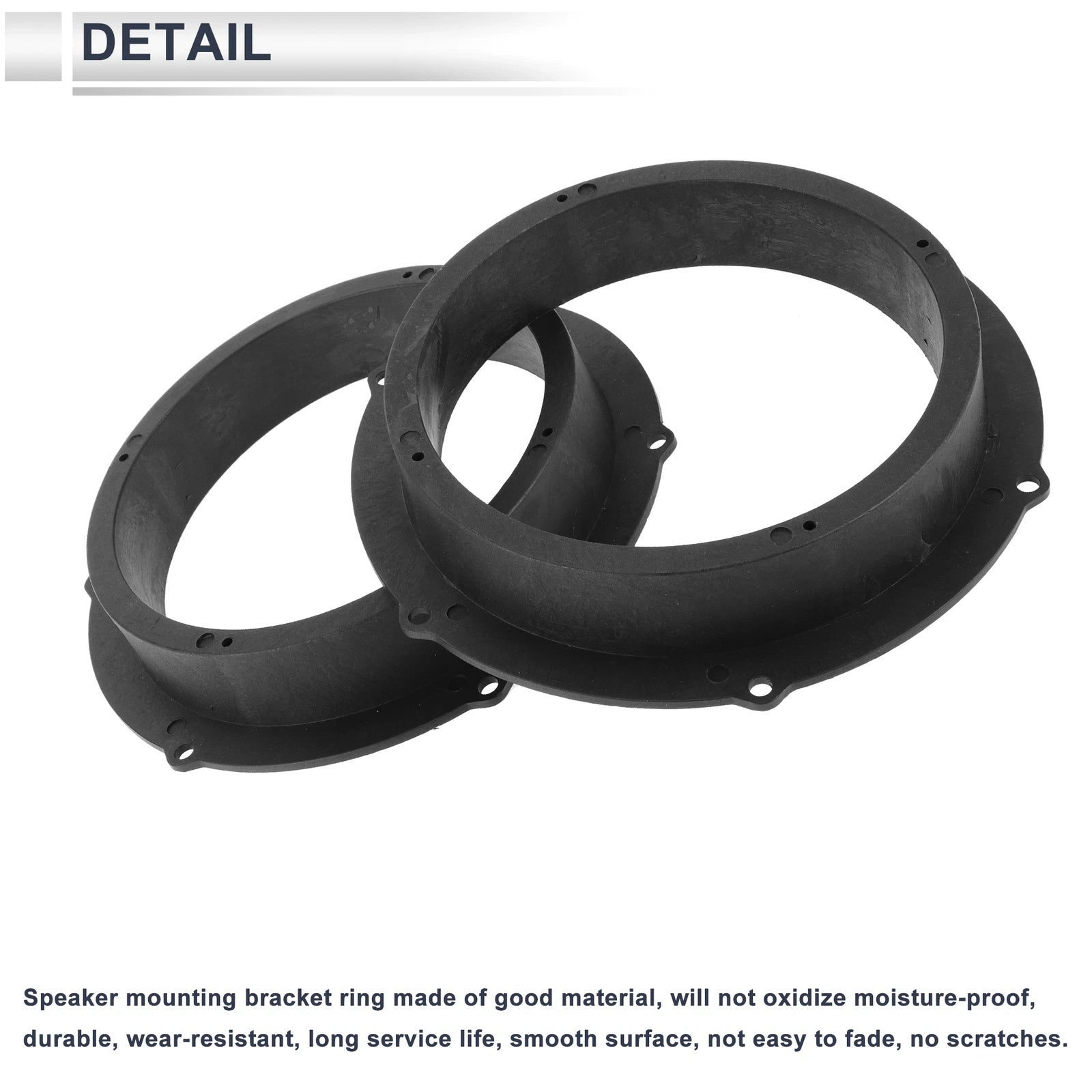 2X Speaker Spacer Ring Adapter for Audi 6.5" Tweeter