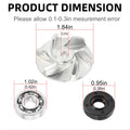 Water Pump Impeller Gasket Bearing Seal Kit for Polaris Xplorer 400 (1995–2002)