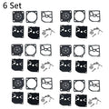 Set of 6 Carburetor Repair Kits for ZAMA RB-39 (Poulan, McCulloch)