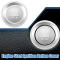 Ignition Button Sticker for Honda Accord (2018–2022) Silver Tone