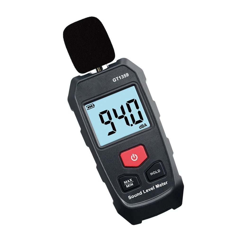 GT1359 Decibel Meter for High Contrast LCD Display