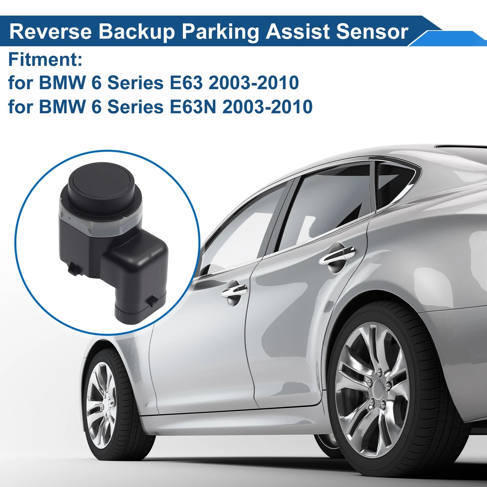 1 Pc Reverse Backup Parking Sensor No.66209142210 for BMW 6 Series E63 (2003–2010)