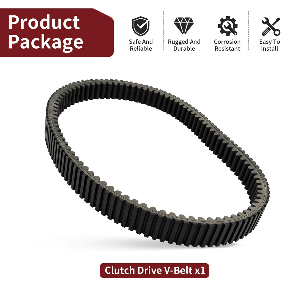 Clutch Drive Belt for Yamaha Wolverine X2 X4 850 (2018–2024) BG4-17641-00-00