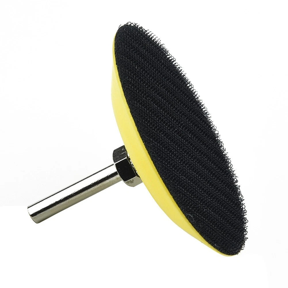 3X 75mm Hook & Loop Backing Pad Sanding Polishing Disc Kit with Drill Attachment